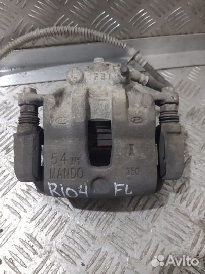 Суппорт передний левый Kia Rio FB G4FG 2018