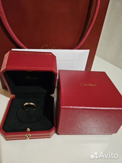 Кольцо обручальное Cartier trinity