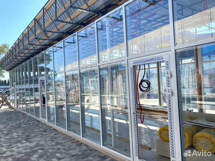 Алюминиевые окна, алюминиевые витражи