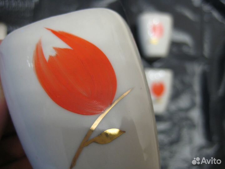 Рюмки из фарфора