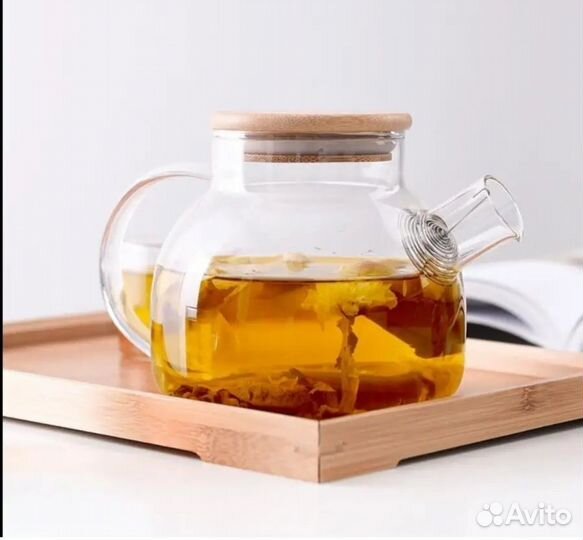 Чайник стеклянный 1000 мл