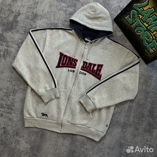 Зип худи Lonsdale Vintage оригинал новая
