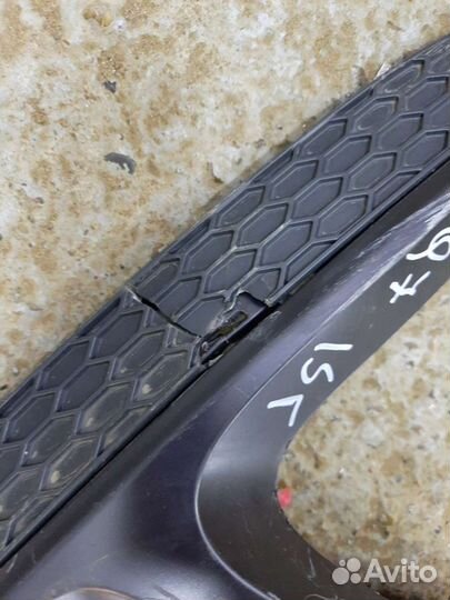 Audi q7 юбка заднего бампера