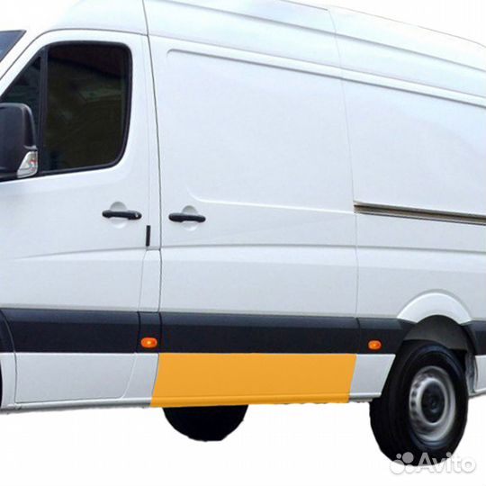 Борт левой стороны Volkswagen Crafter maxi