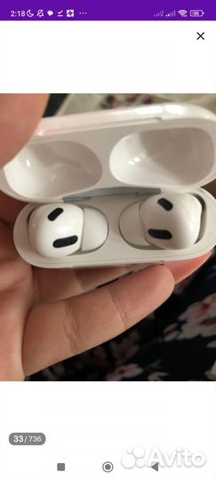 Беспроводные наушники apple airpods pro