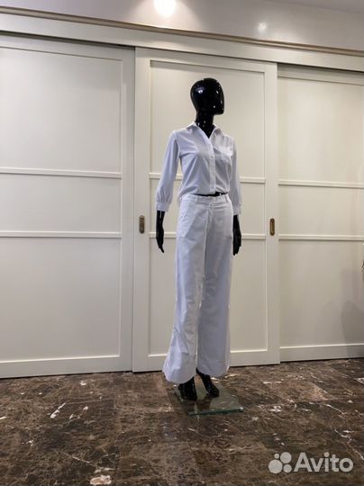 Брюки белые клеш United colours of benetton винтаж