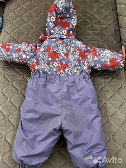 Зимний комбинезон для девочки 80