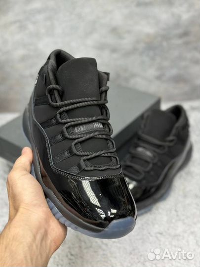 Кроссовки Nike Air Jordan 11 чёрные мужские