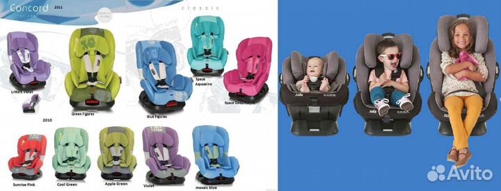 Детское автокресло от 0 до 18кг,до 5лет,новые