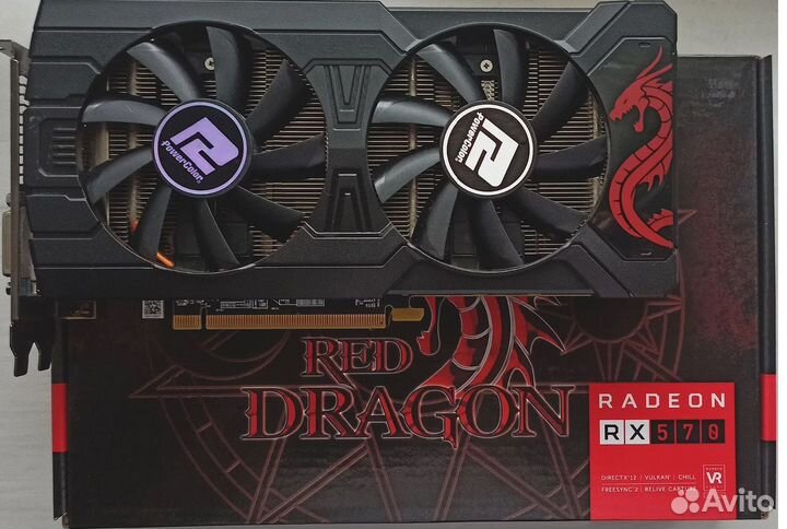 Видеокарта rx 570 4gb