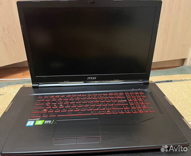 Игровой ноутбук MSI GL73-8SE I7-8750H RTX 2060 6gb