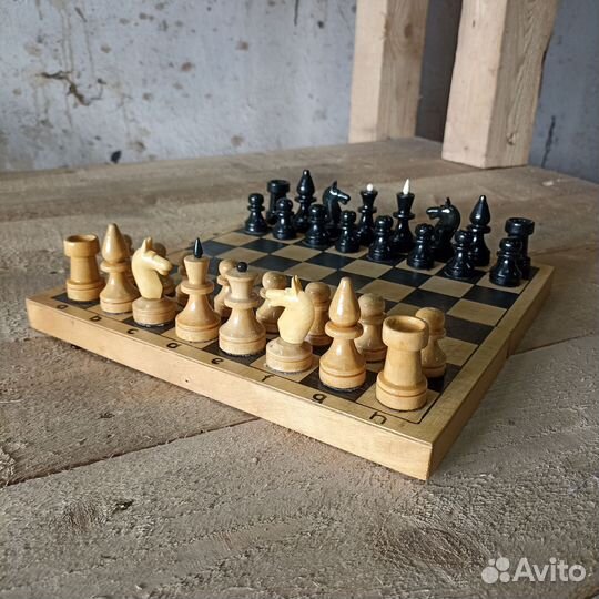 Шахматы СССР деревянные обиходные