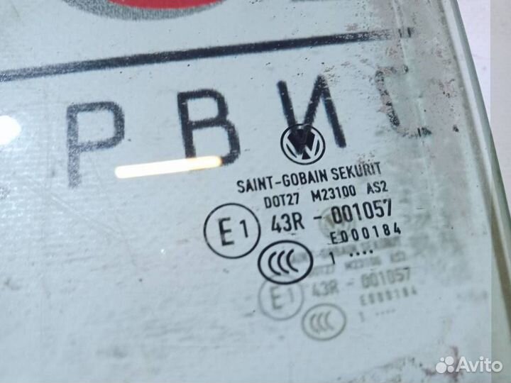 Стекло двери задней левой VW Golf VI 2009-2012