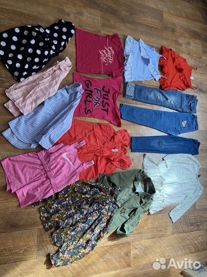 Одежда для девочки пакетом 110 116