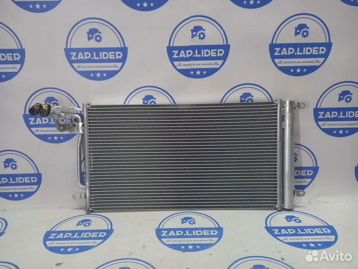 Радиатор кондиционера Фольксваген Поло 5 2010-2020