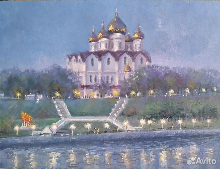 Картина маслом на холсте пейзаж