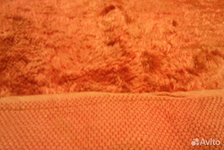 Ткань красная, синяя. Отрез