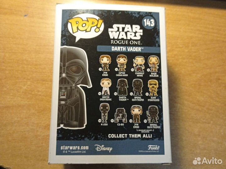 Funko pop Darth Vader 143