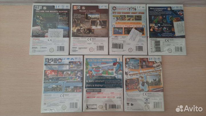 Диски Nintendo Wii/Wii U/GC новые