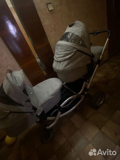 Двойная коляска для погодок