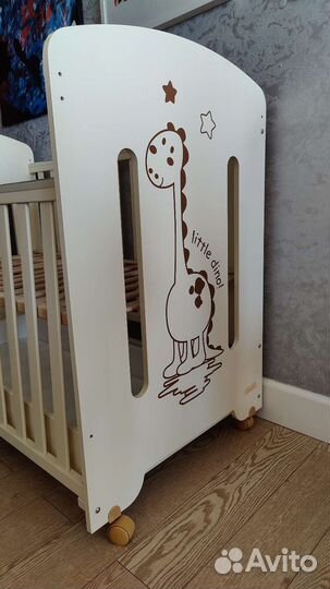 Детская кроватка Micuna Dinus 120х60 c матрасом