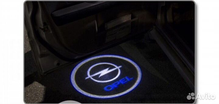 Подсветка дверей opel
