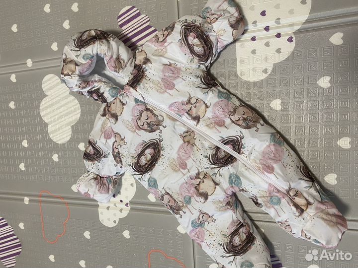 Конверт на выписку для девочки осень-зима