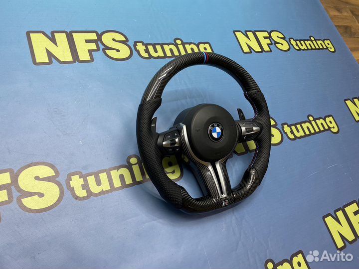 Карбоновый руль для BMW X5 F15 X6 F16 F30 F32 F82