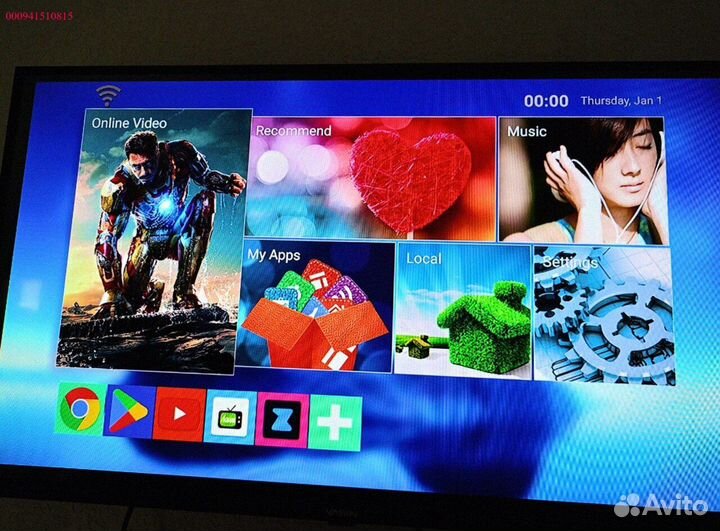 Приставка SMART tv Android 8+128