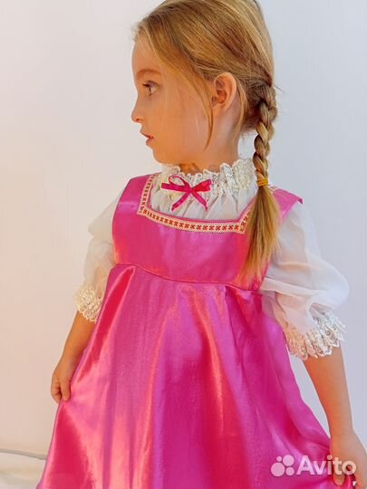 Маша и медведь русский народный сарафан