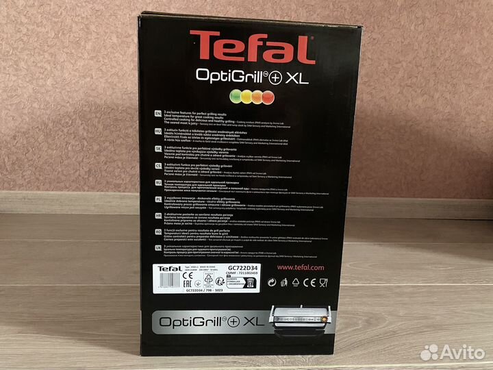 Умный электрогриль Tefal Optigrill+XL