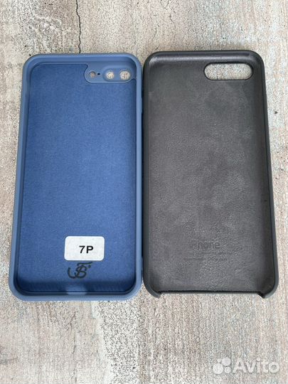 Чехол и стекло на iPhone 7-8 plus