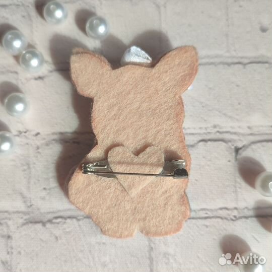 Значок из фетра олененок sylvanian families