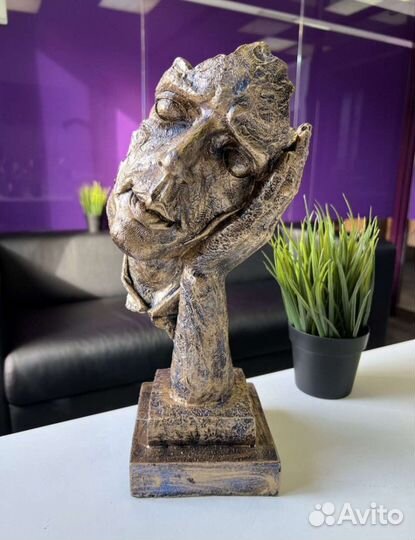 Форма статуэтки тишины для литья из гипса