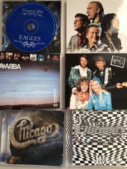 Eagles, Abba, Chigago на CD