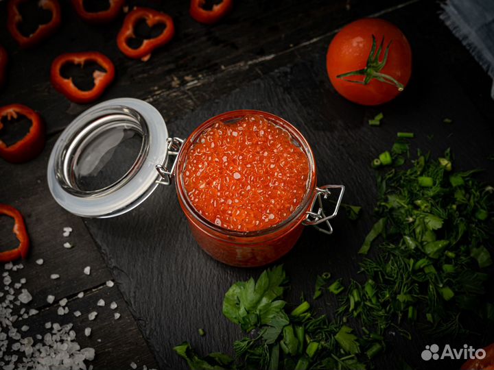 Красная икра Форели 500 г. свежие поставки