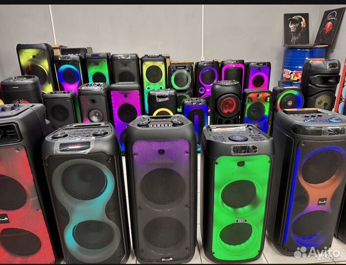 Блютуз колонки напольные