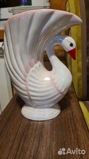 Вазочка лебедь