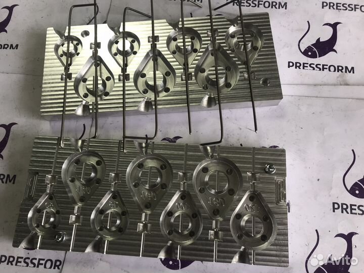 Форма чпу для литья грузил (Карповый 50-180)