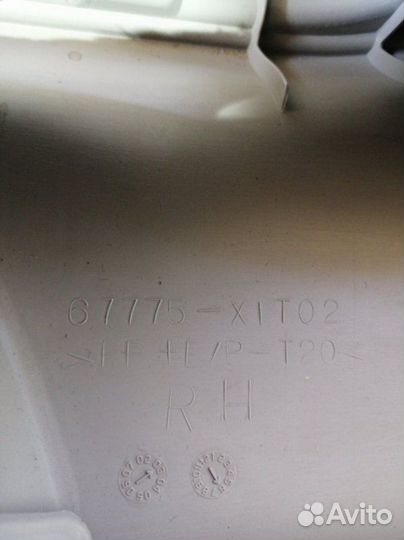 Облицовка двери задняя правая Lexus Rx XU30