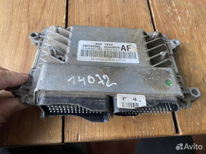 Блок эбу Авео Т250 1,2