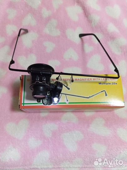 Очки лупа с подсветкой
