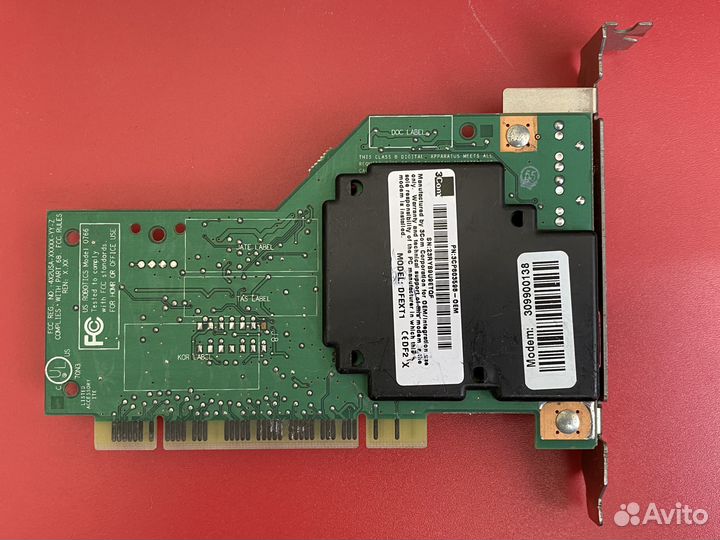 Модем PCI передачи данных, факсов US Robotics 0766
