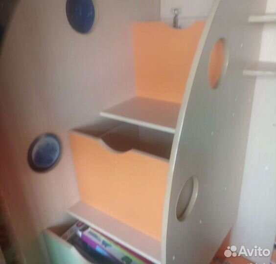 Детская кровать чердак машина