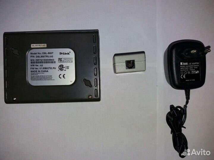 Модем adsl Router D-Link (модель DSL-500T)