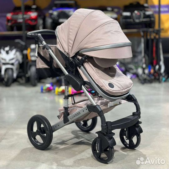 Коляска Luxmom 558 3в1 хаки