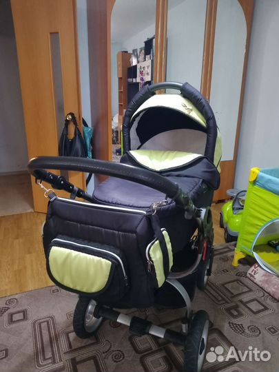 Коляска 2 в 1 Reindeer + меховой конверт