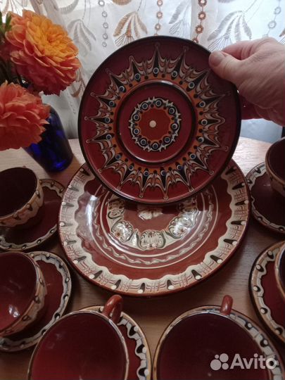 Сервиз кофейно-коньячный Болгария СССР