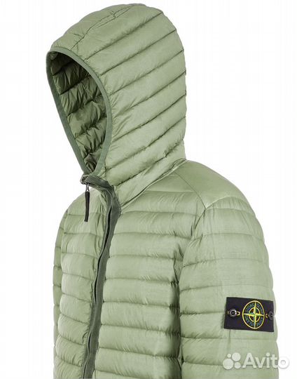 Куртка stone island woven chambers down-TC salvia