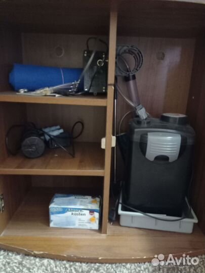 Аквариум с тумбой 250 л. бу